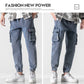 Jogger de tela jean