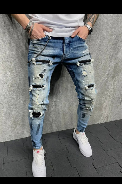 jeans de parches