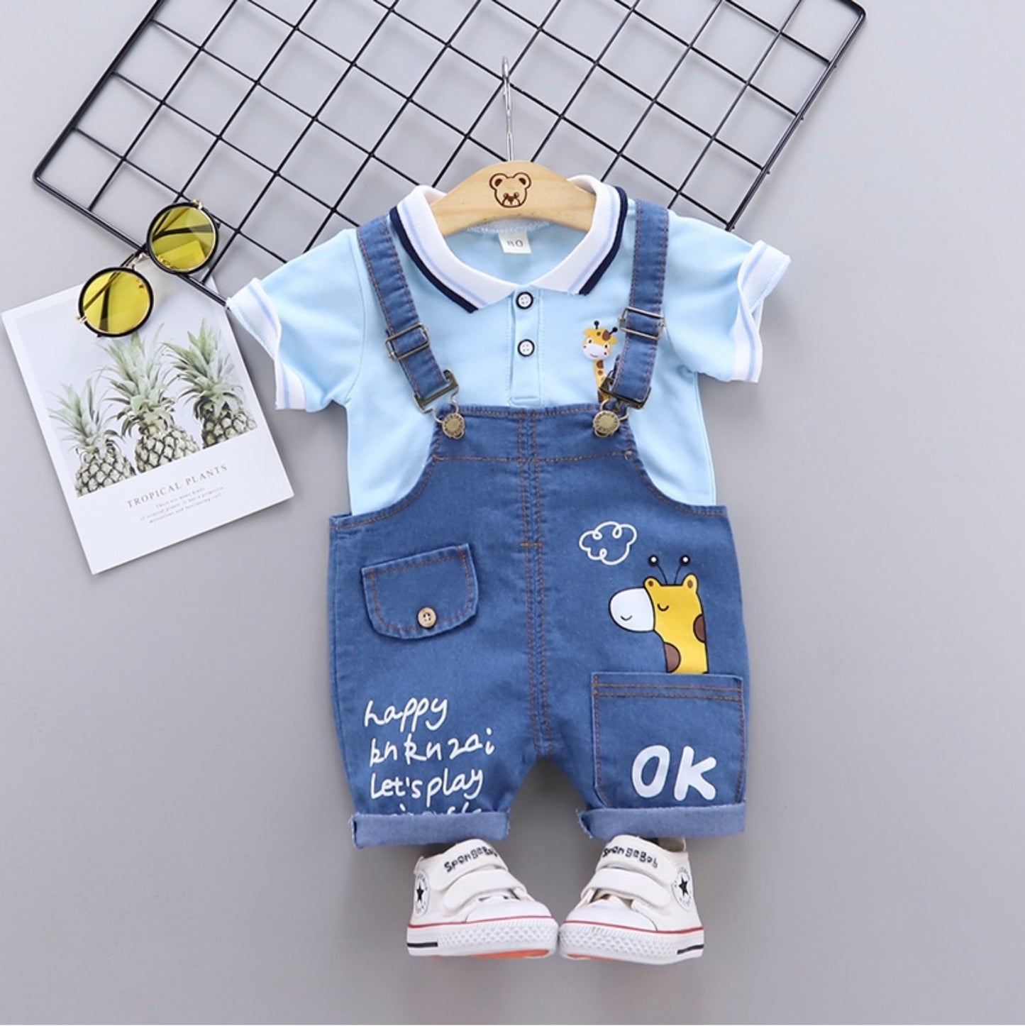 Conjunto overol para niño