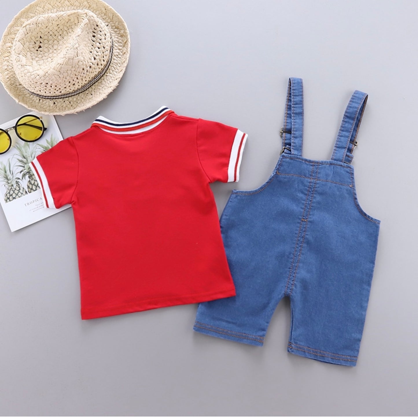 Conjunto overol para niño