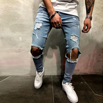 Jeans rotos para hombre