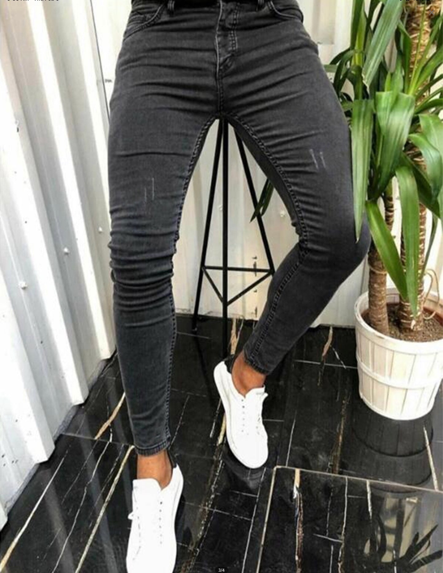 Jeans de mezclilla skinny