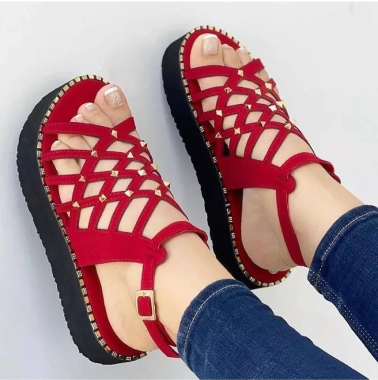 sandalias para dama